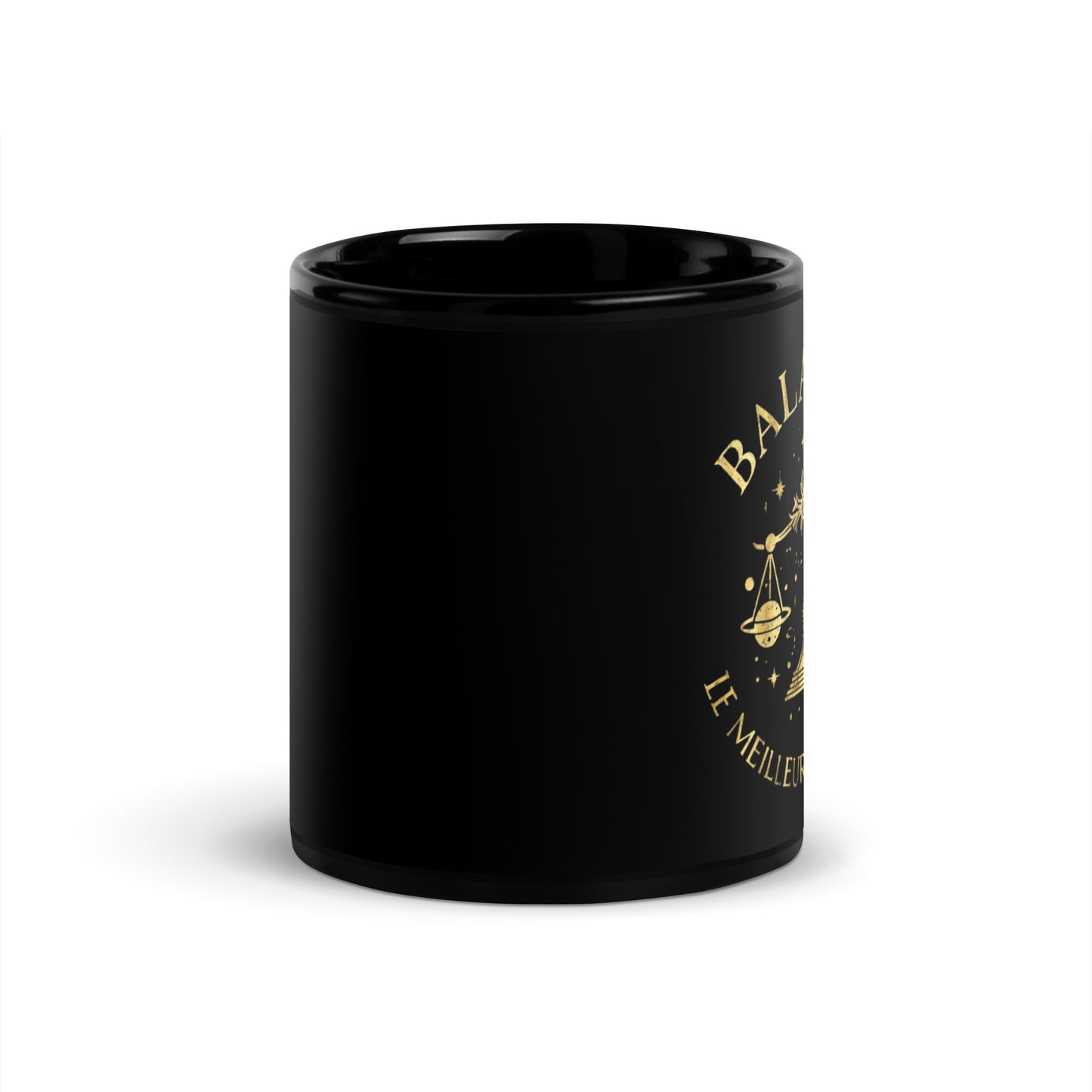 Mug noir signe zodiaque Balance - Tasse en céramique Signe Astrologique Balance -Idée cadeau originale astro Balance