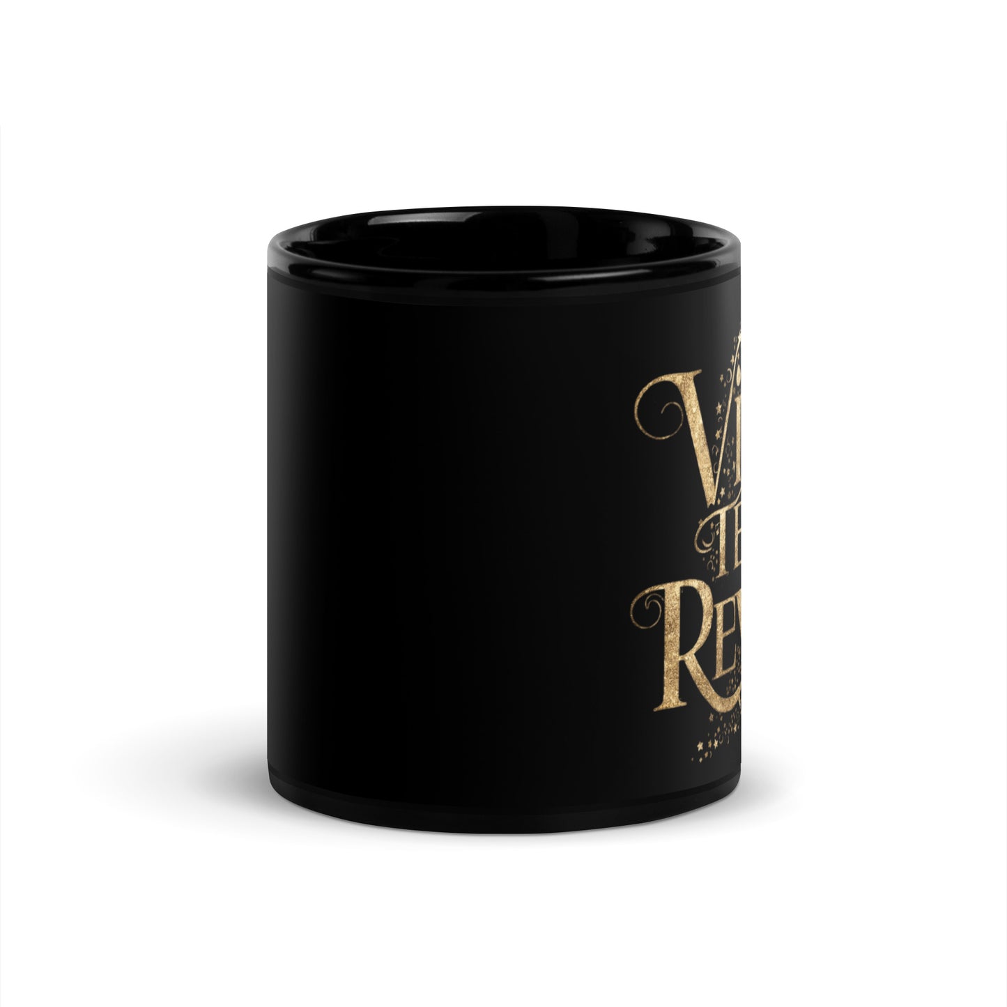 Mug noir et or en céramique - Vis Tes Rêves