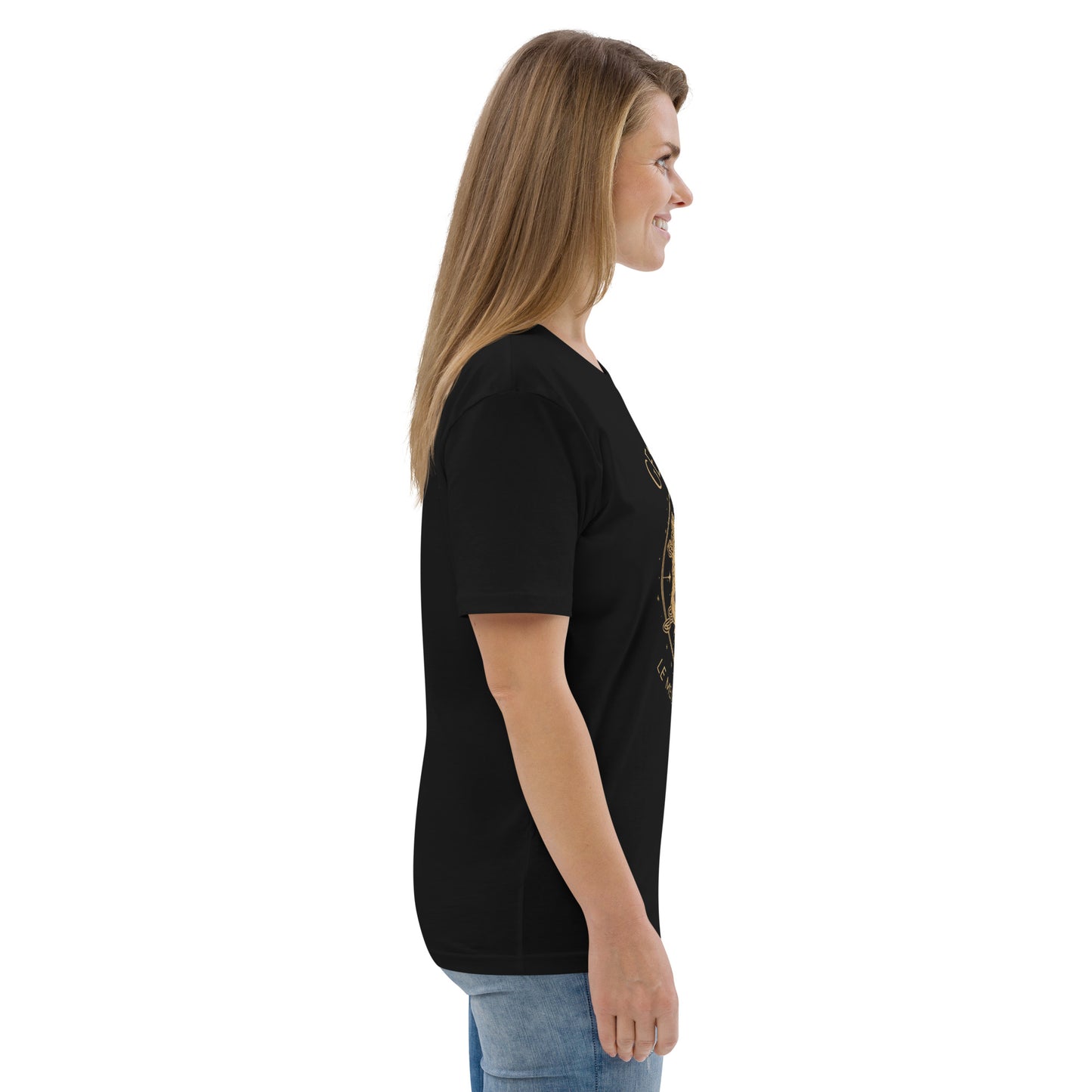 T-shirt imprimé pour femme en coton biologique signe zodiaque Gémeau - Haut manches courtes Signe Astrologique Gemeau