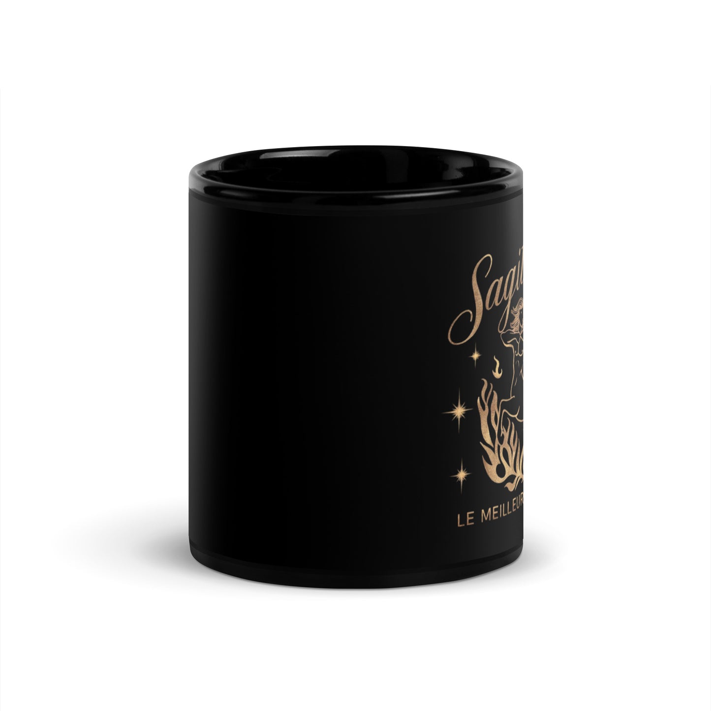 Mug brillant noir - Sagittaire