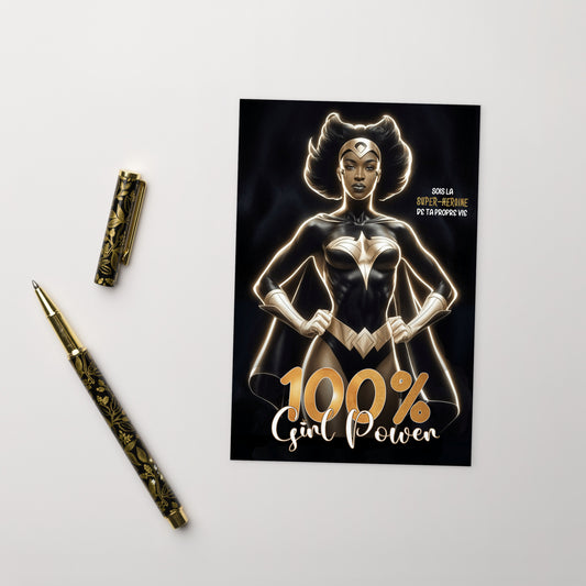 Carte postale - 100% Girl Power