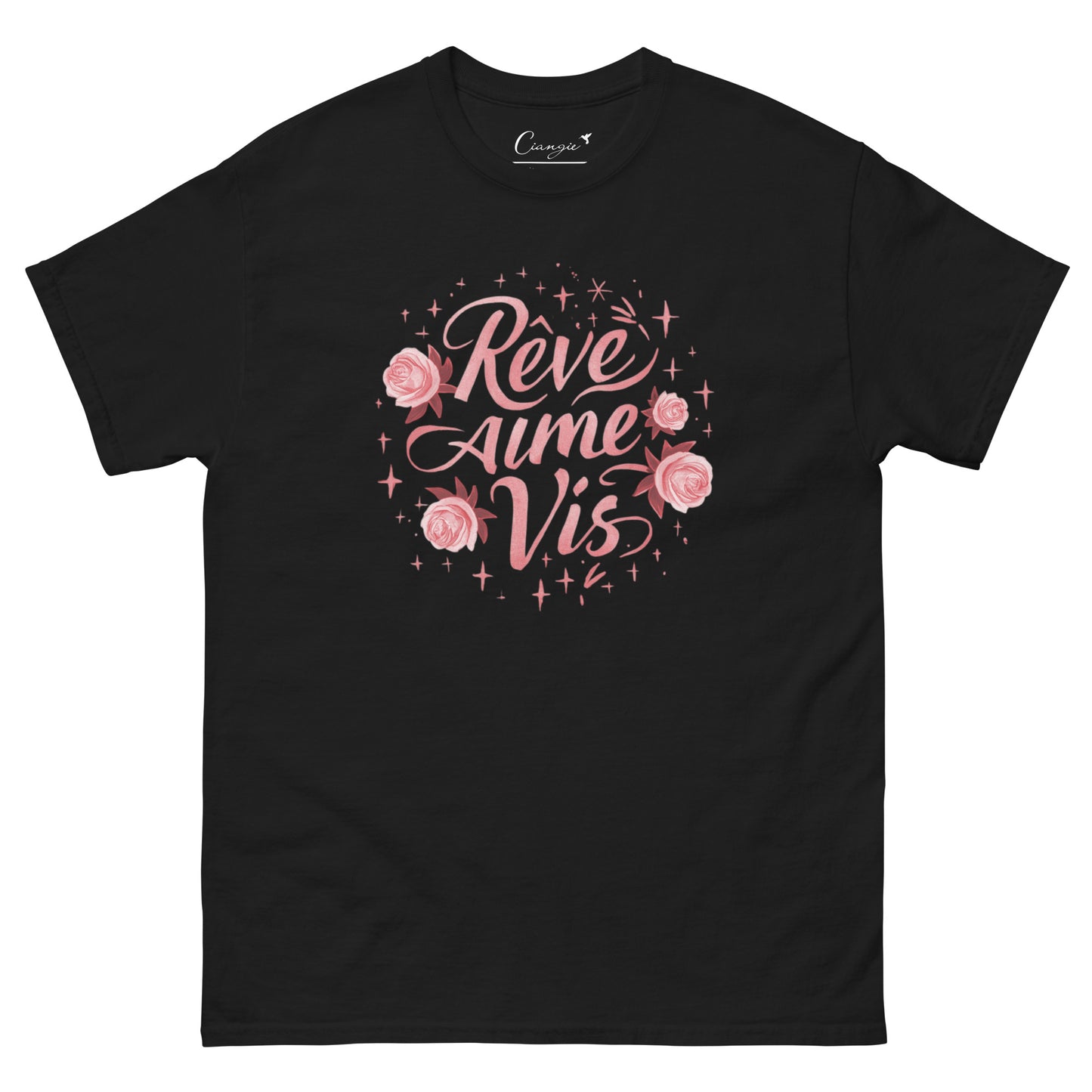 T-shirt pour femme - Rêve, Aime, Vis