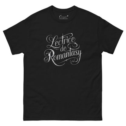 T-shirt imprimé pour femme 100% coton - Haut à manches courtes pour Lectrice de Romantasy - Vêtement pour les passionnées de lecture