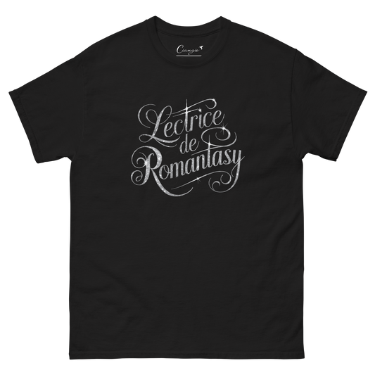 T-shirt imprimé pour femme 100% coton - Haut à manches courtes pour Lectrice de Romantasy - Vêtement pour les passionnées de lecture