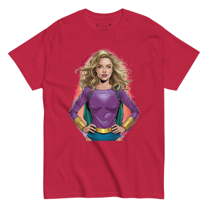 T-shirt imprimé pour femme 100% - Super héroine