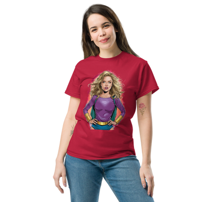 T-shirt imprimé pour femme 100% - Super héroine