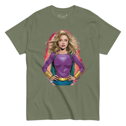 T-shirt imprimé pour femme 100% - Super héroine