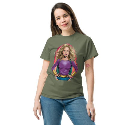 T-shirt imprimé pour femme 100% - Super héroine