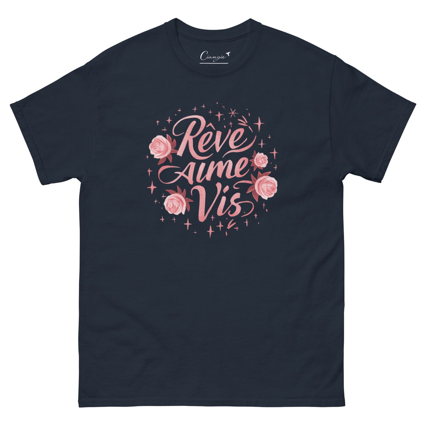 T-shirt pour femme - Rêve, Aime, Vis