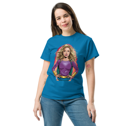 T-shirt imprimé pour femme 100% - Super héroine