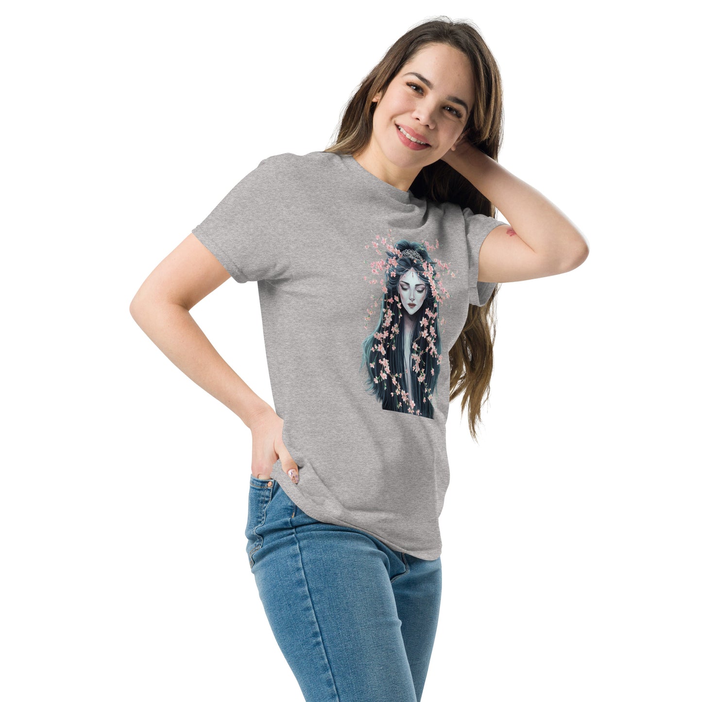 T-shirt pour femme - japonaise aux fleurs de cerisier