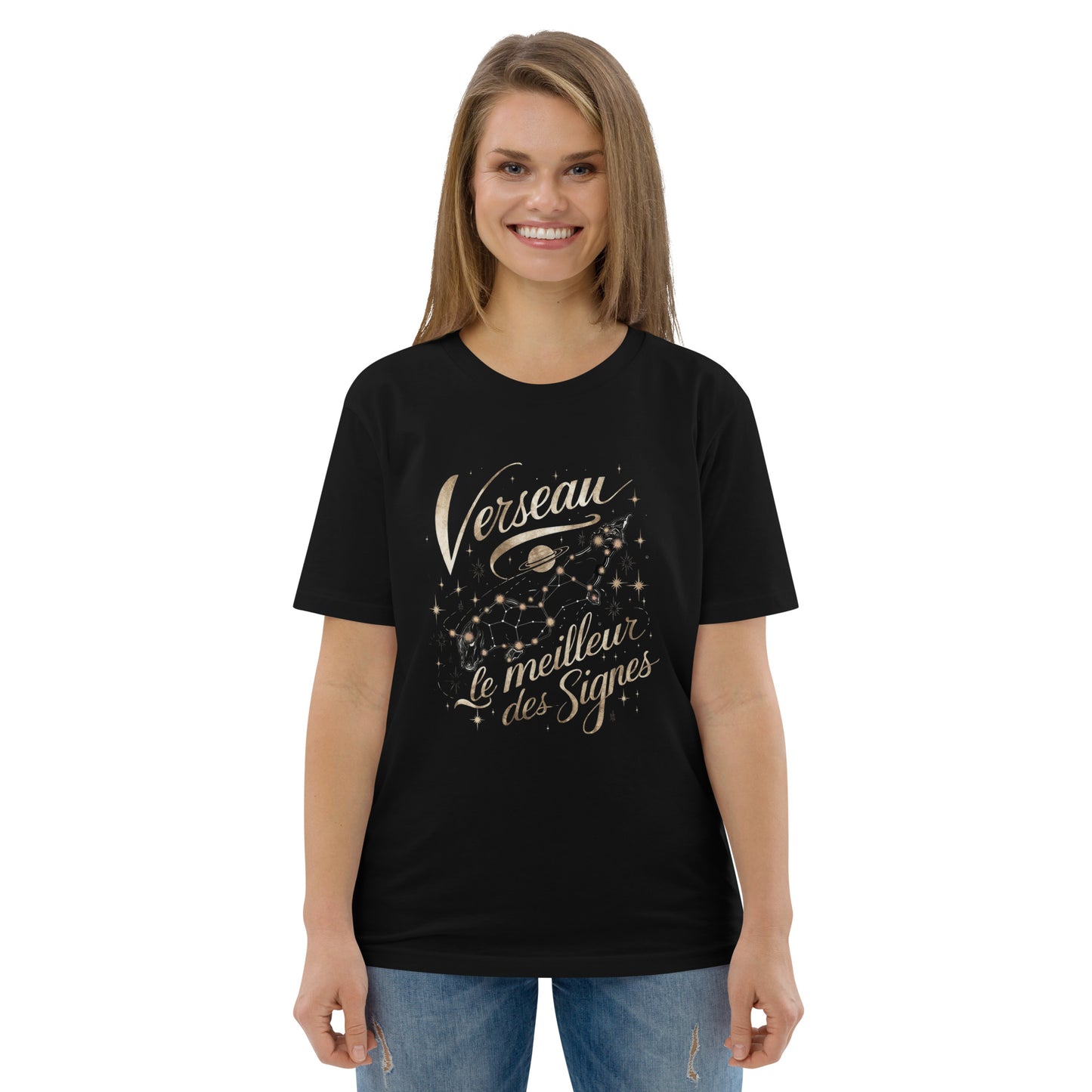 T-shirt pour femme en coton biologique - Verseau