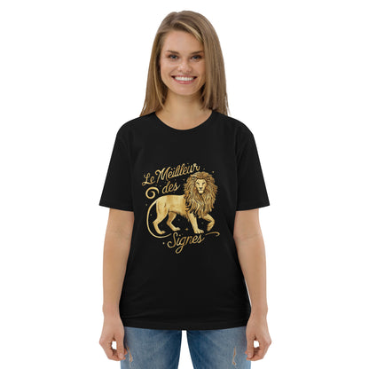 T-shirt pour femme en coton biologique - Lion