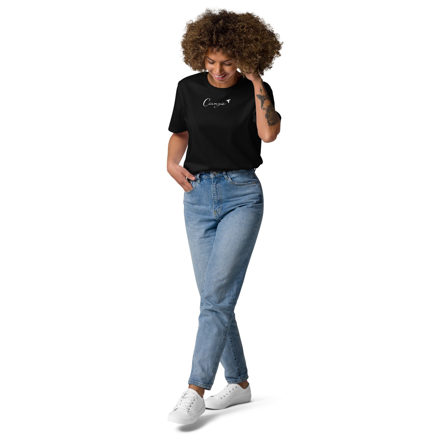 T-shirt pour femme en coton biologique - Ciangie