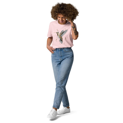 T-shirt pour femme en coton biologique - Colibri