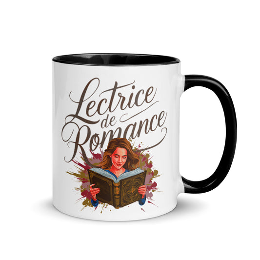 Mug à Intérieur Coloré - Lectrice de Romance